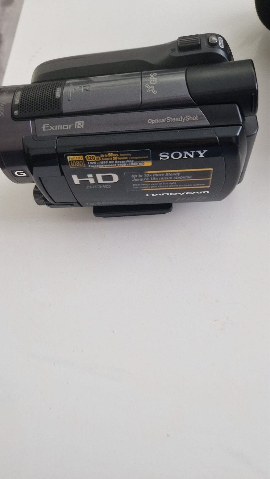 Sony handcam  sony HDR-XR 520 -HDRxR500, Ophalen, Full HD, 20x of meer, Sony