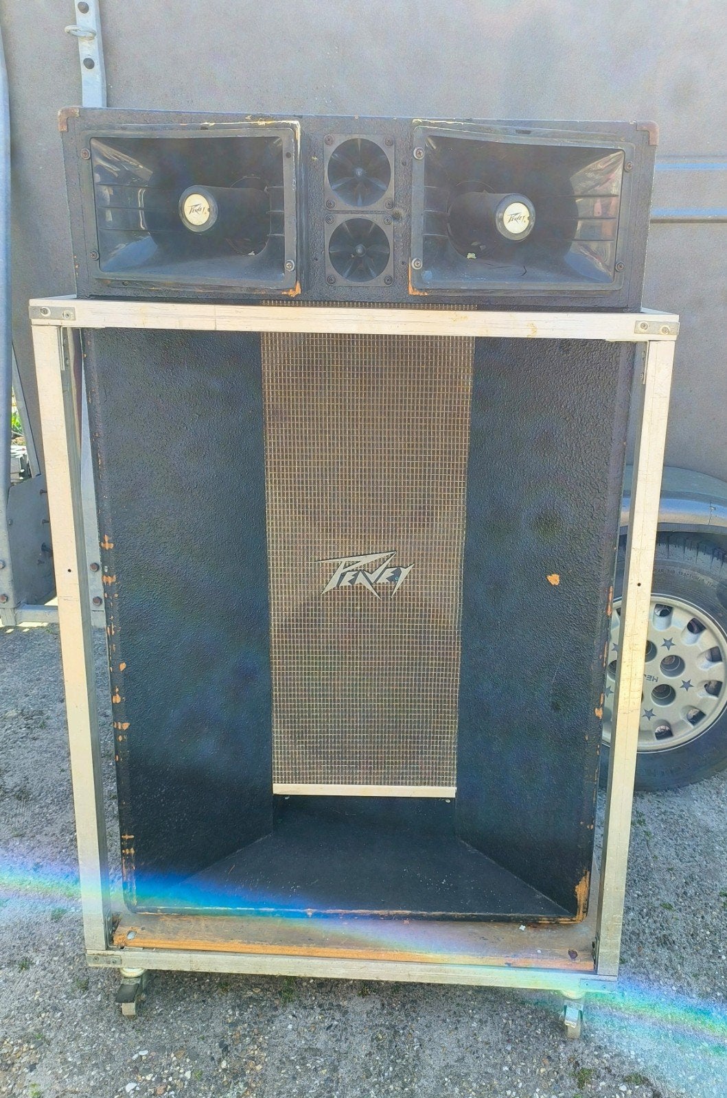 2x Peavey Vocal proj. 215 ht, vintage, Muziek en Instrumenten, Ophalen, Gebruikt