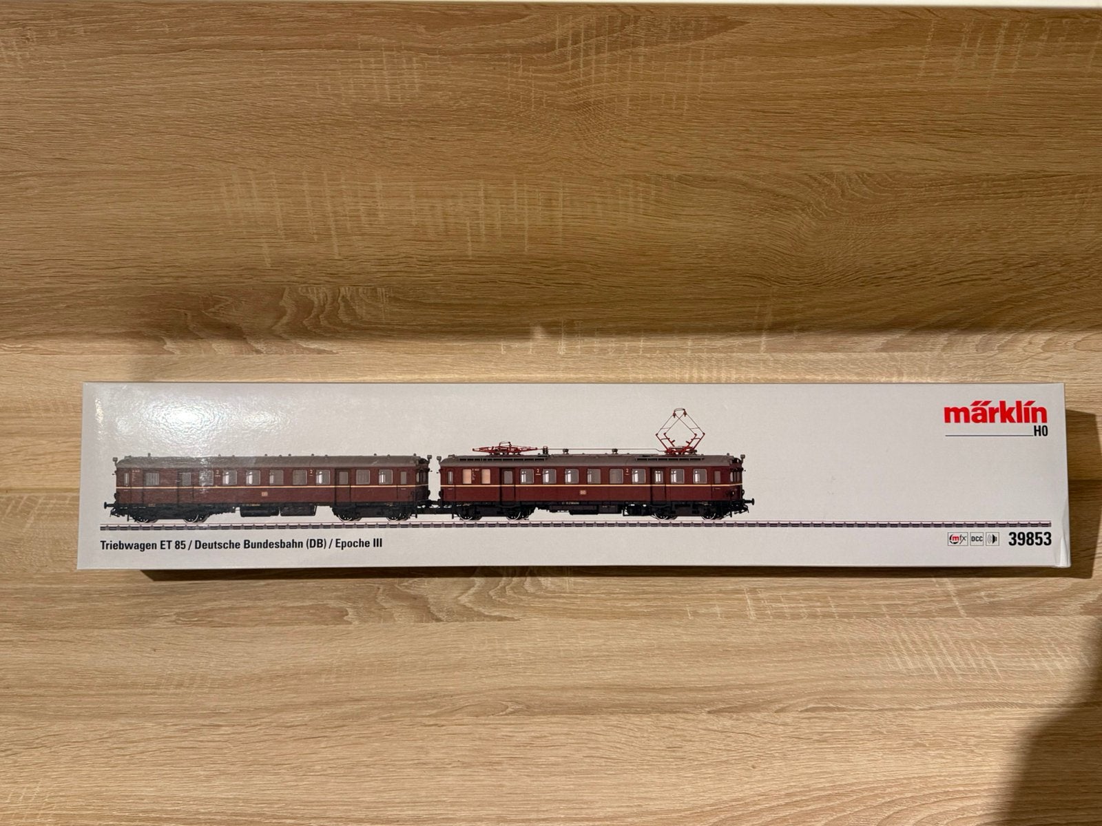 Marklin 39853  ET 85 Elektrische Railbus MFX, Wisselstroom, Locomotief, Verzenden, Zo goed als nieuw