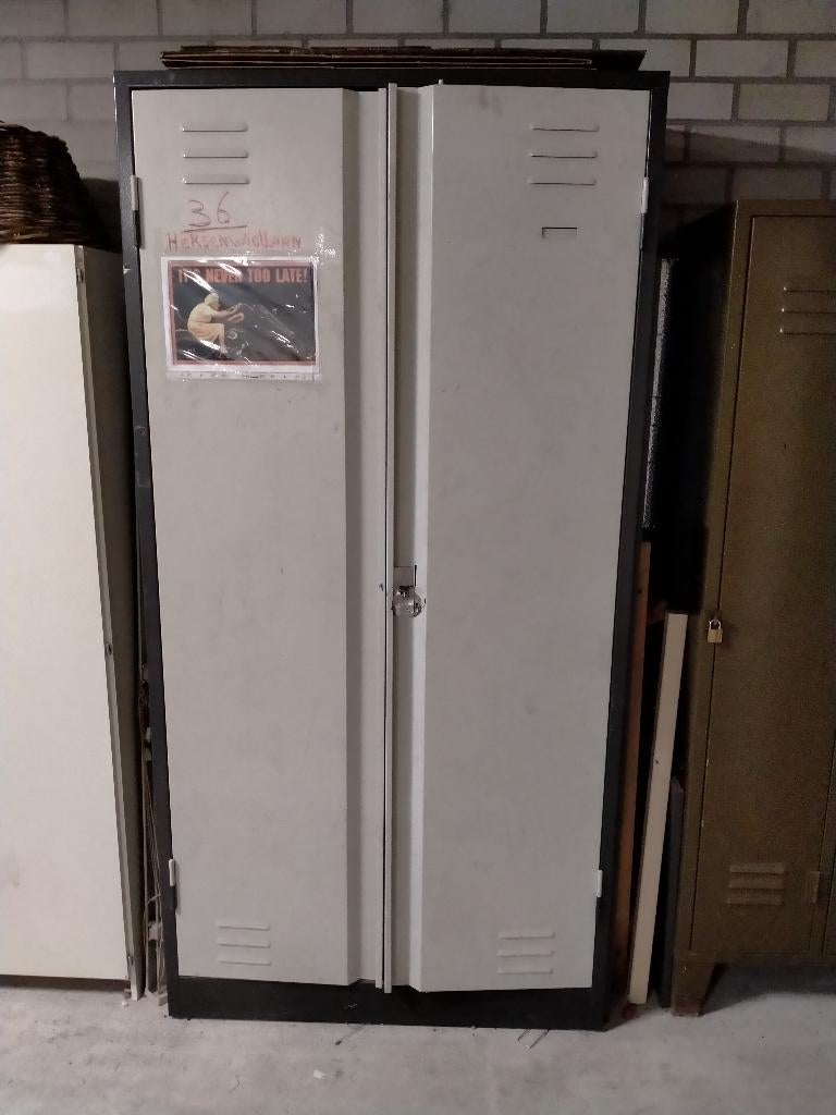 ijzeren kast, Huis en Inrichting, Kasten | Roldeurkasten en Archiefkasten, Ophalen, 25 tot 50 cm, 50 tot 100 cm, 150 tot 200 cm