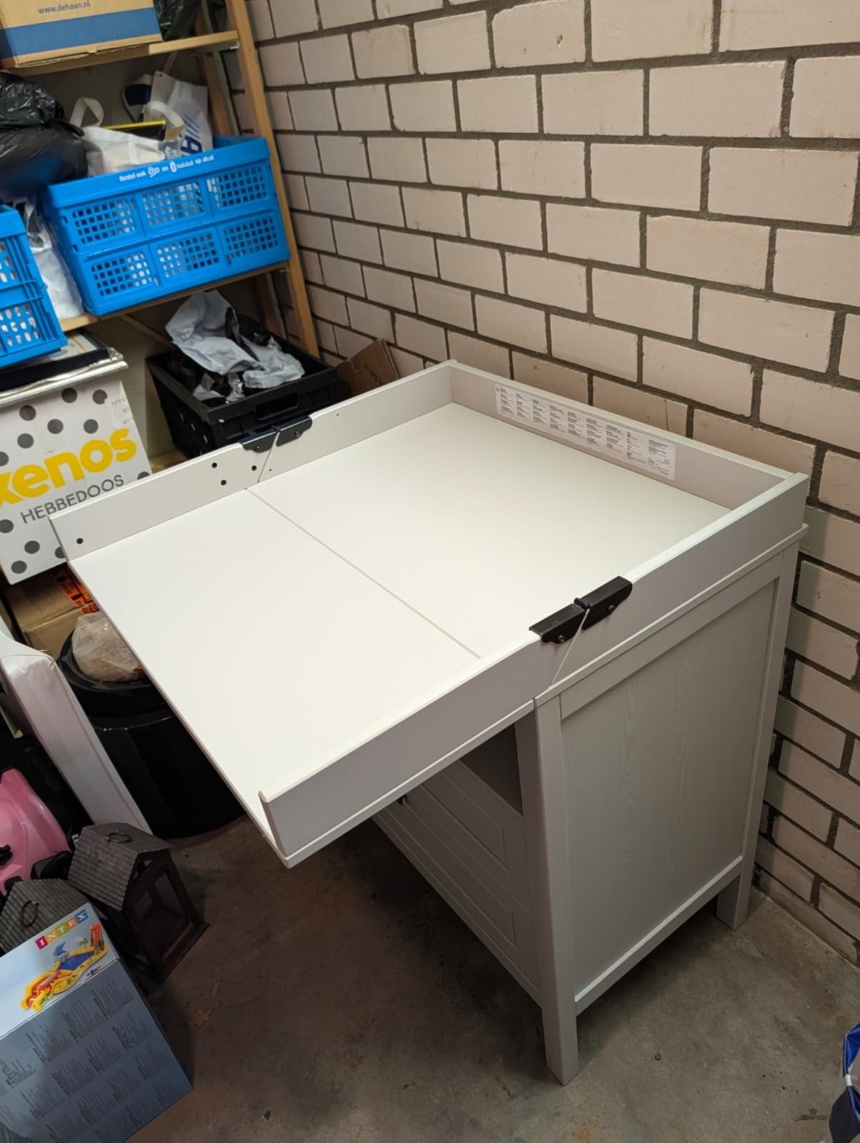 IKEA SUNDVIK Commode/Kast - Grijs, Ophalen, Gebruikt, 50 tot 70 cm, 75 tot 100 cm