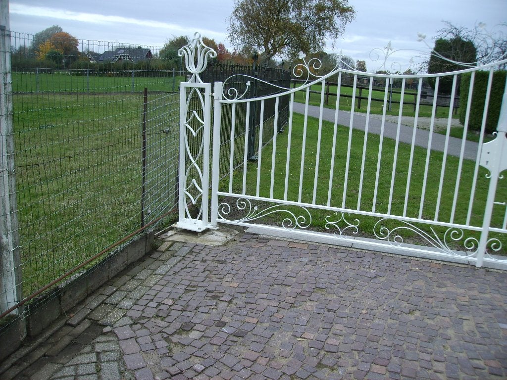 poort, Tuin en Terras, Ophalen, Gebruikt, Staal, 150 tot 200 cm