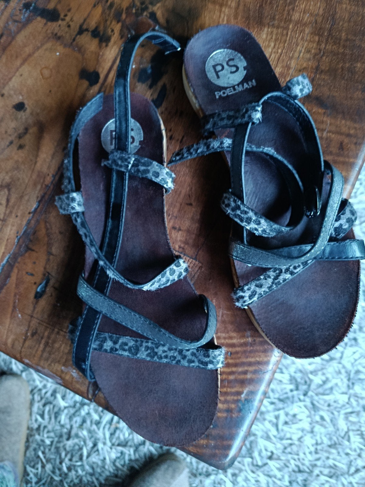 PS Poelman Sandalen - Maat 37, Nieuw, PS Poelman, Sandalen of Muiltjes, Ophalen of Verzenden