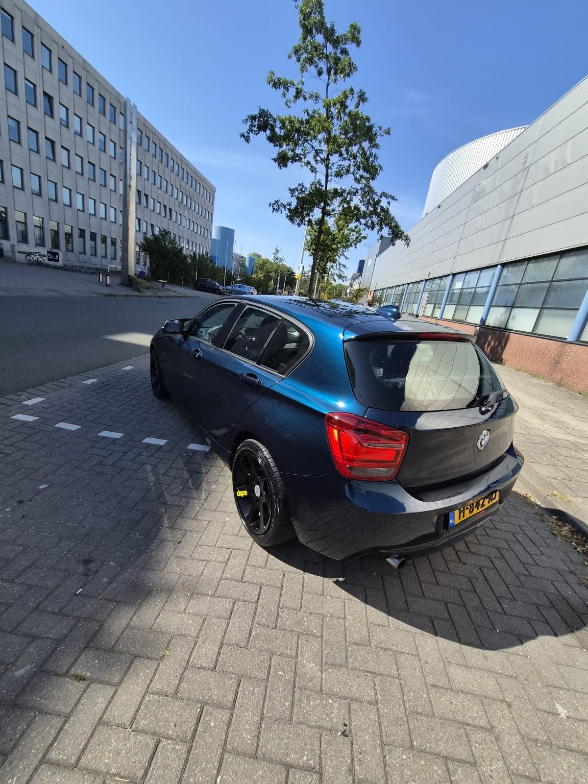 BMW 1-Serie 116I volledig onderhouden!!!, Auto's, 1-Serie, 4 cilinders, Blauw, Leder en Stof