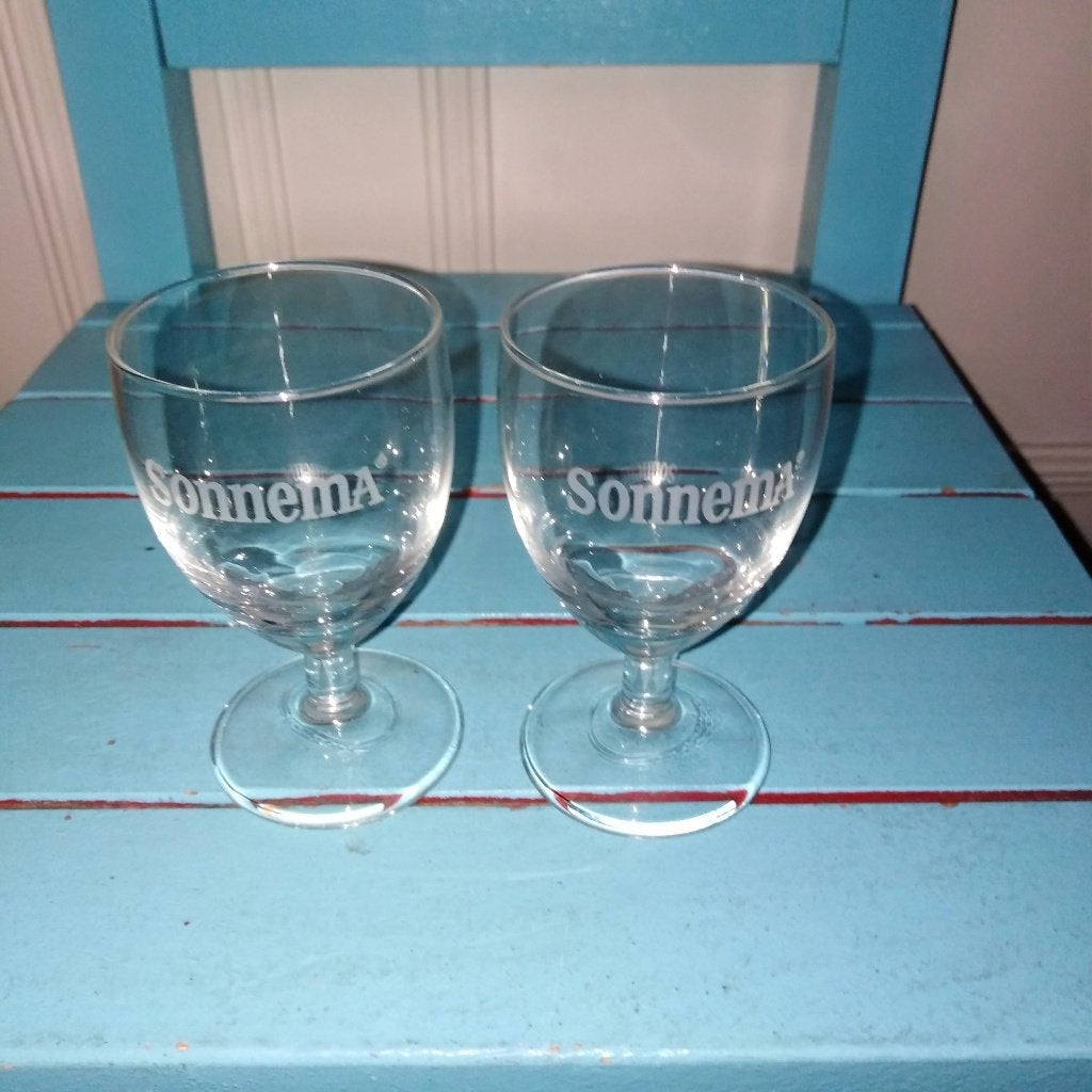 Sonnema borrelglaasjes 2 stuks, Ophalen, Gebruikt, Borrel- of Shotglas