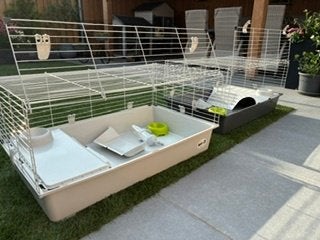 Ferplast konijnenkooi binnen 97x57x50, Dieren en Toebehoren, Kooi, Zo goed als nieuw, Konijn, 75 tot 110 cm