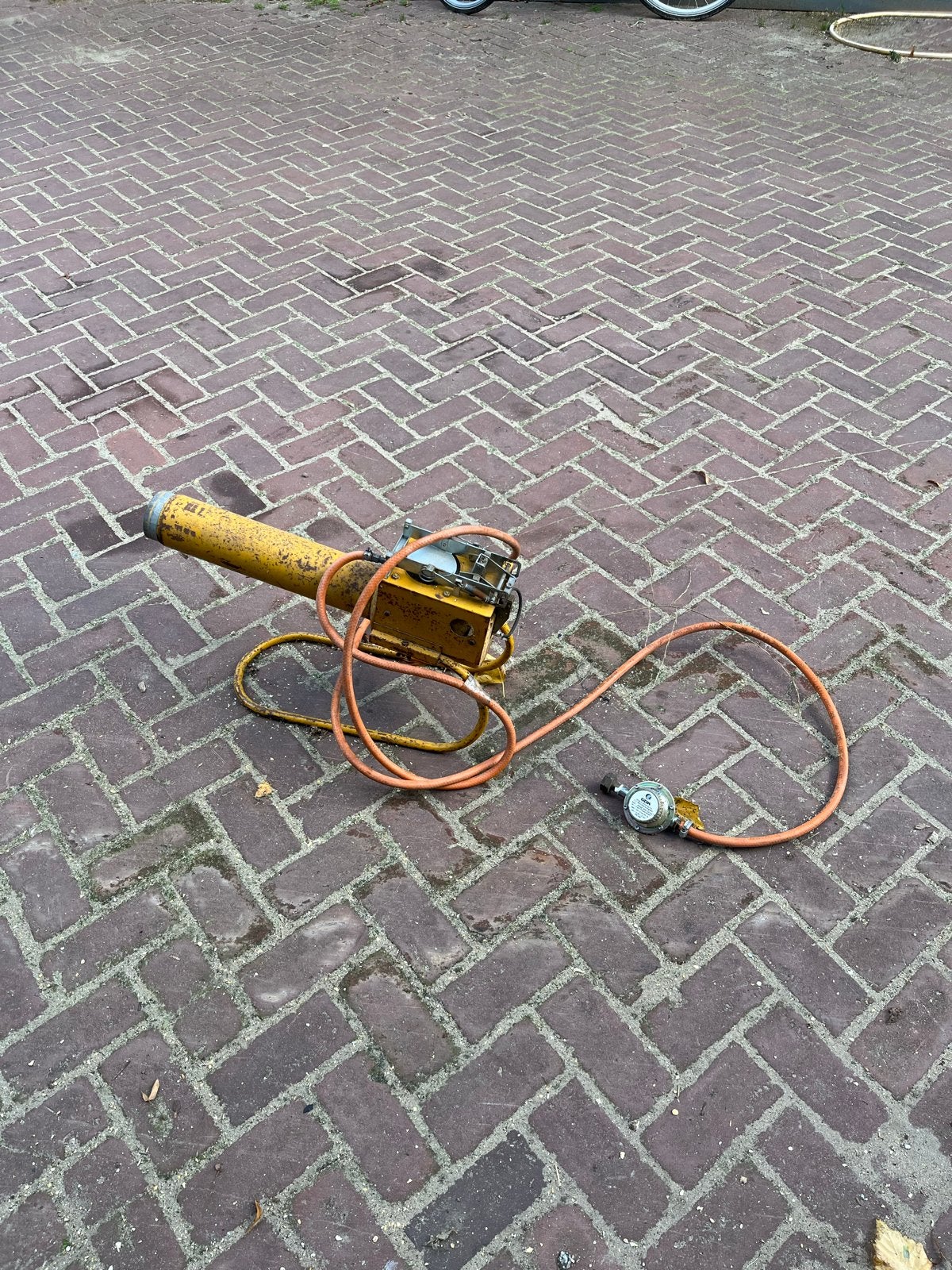 Vogelschrikkanon op gas, Ophalen, Gebruikt