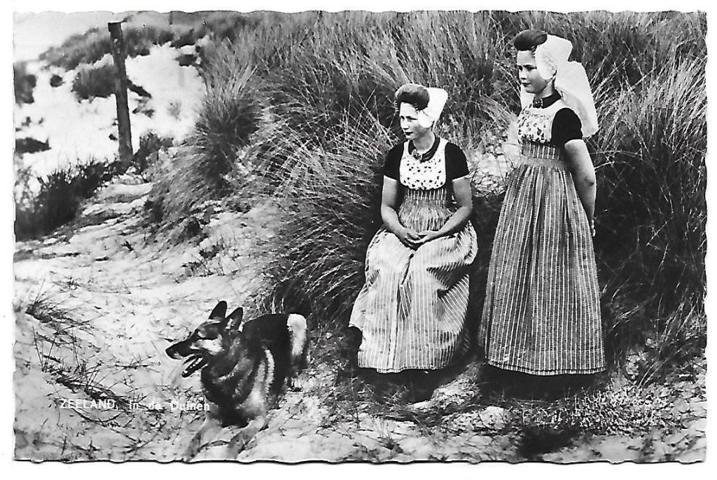 Zeeland klederdracht oude gelopen ansichtkaart ( a2030 ), Verzamelen, Ansichtkaarten | Nederland, Ophalen of Verzenden, Voor 1920
