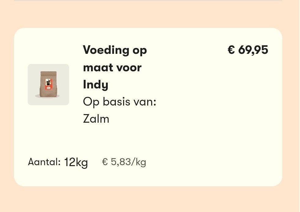 Just russel hondenvoer(rottweiler), Dieren en Toebehoren, Ophalen of Verzenden, Hond