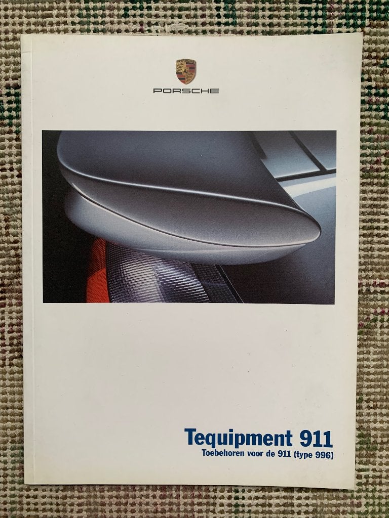 Brochure Porsche 911 996 Tequipment 2002 Nederlandstalig, Porsche, Nieuw, Ophalen of Verzenden, Porsche