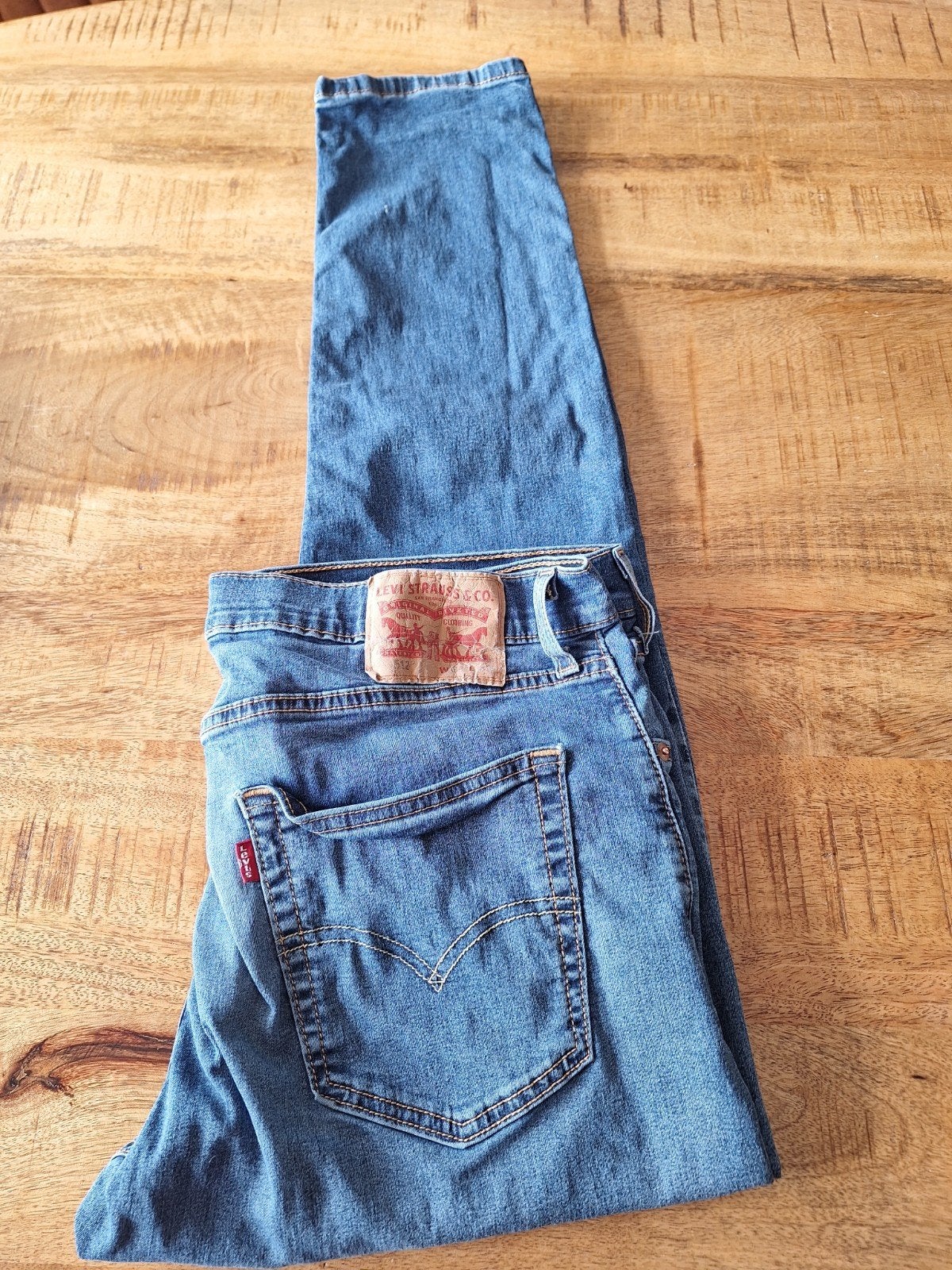 Levi's 512 Spijkerbroek W34 L32, Kleding | Heren, Levi's, Blauw, Ophalen of Verzenden, W33 - W34 (confectie 48/50)