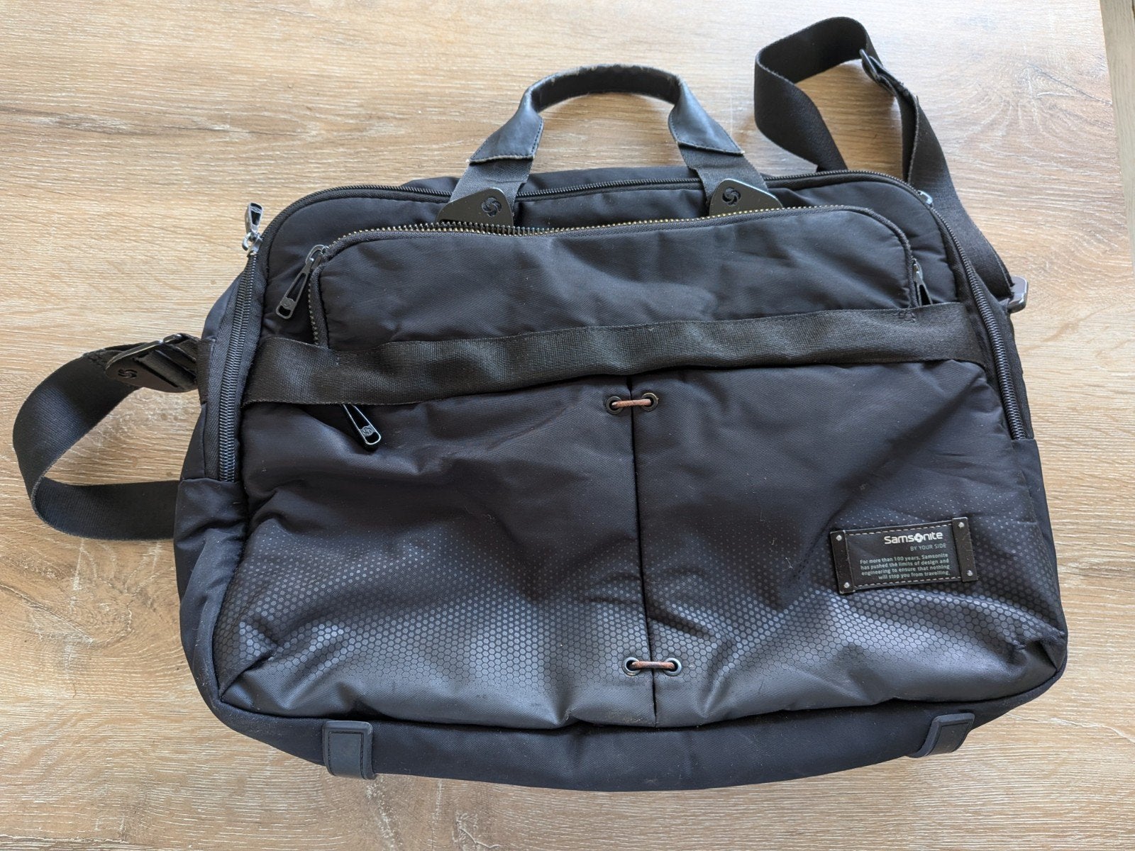 Samsonite Laptop Rugzak/Aktetas, Computers en Software, Laptoptassen, Ophalen, Gebruikt, Zwart, Samsonite