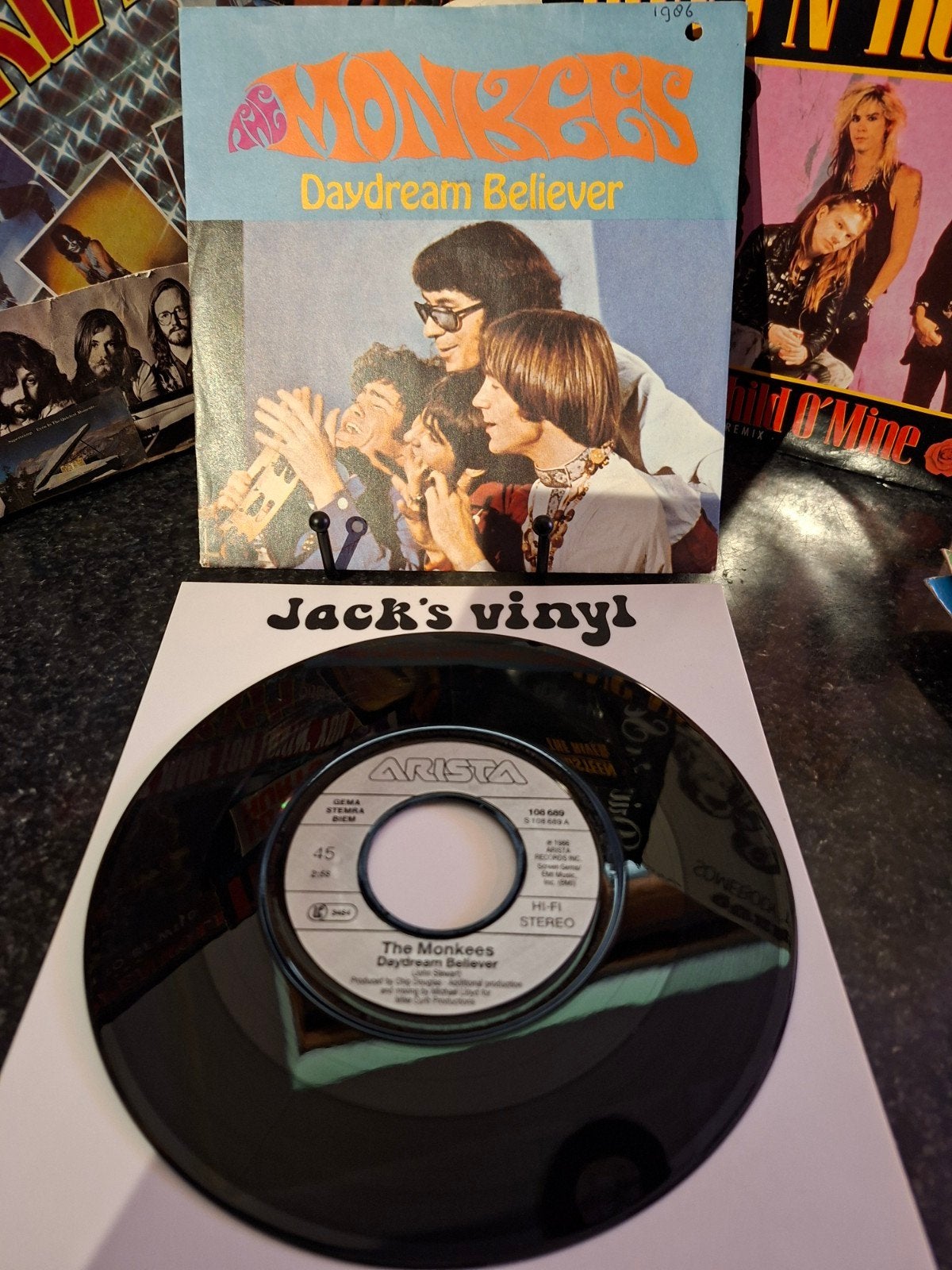 The Monkees - Daydream Believer 7 inch vinyl single (1986), Cd's en Dvd's, Vinyl | Pop, 7 inch, Ophalen of Verzenden, Overige typen