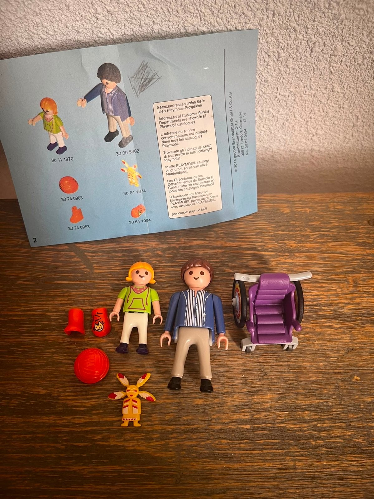 Playmobil Familie met Rolstoel - Zo goed als nieuw, Complete set, Ophalen of Verzenden, Zo goed als nieuw, City life