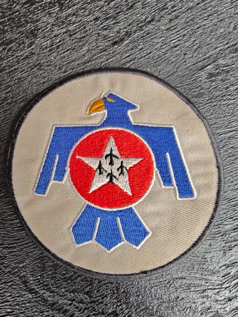 Patch , USAF Thunderbirds Demonstration PATCH , USAF PATCH ,, Ophalen of Verzenden, Luchtmacht, Nederland, Embleem of Badge