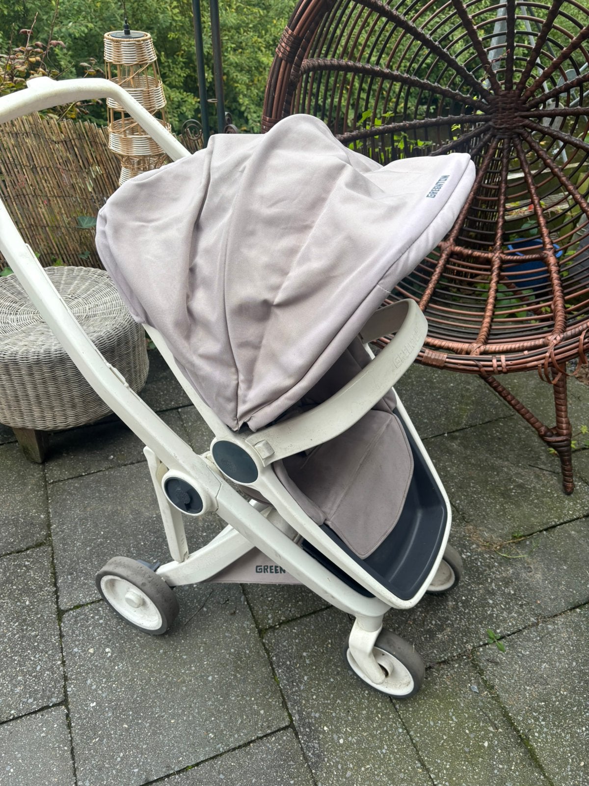 Green Tom wandelwagen, Kinderen en Baby's, Ophalen, Gebruikt, Overige merken, Regenhoes
