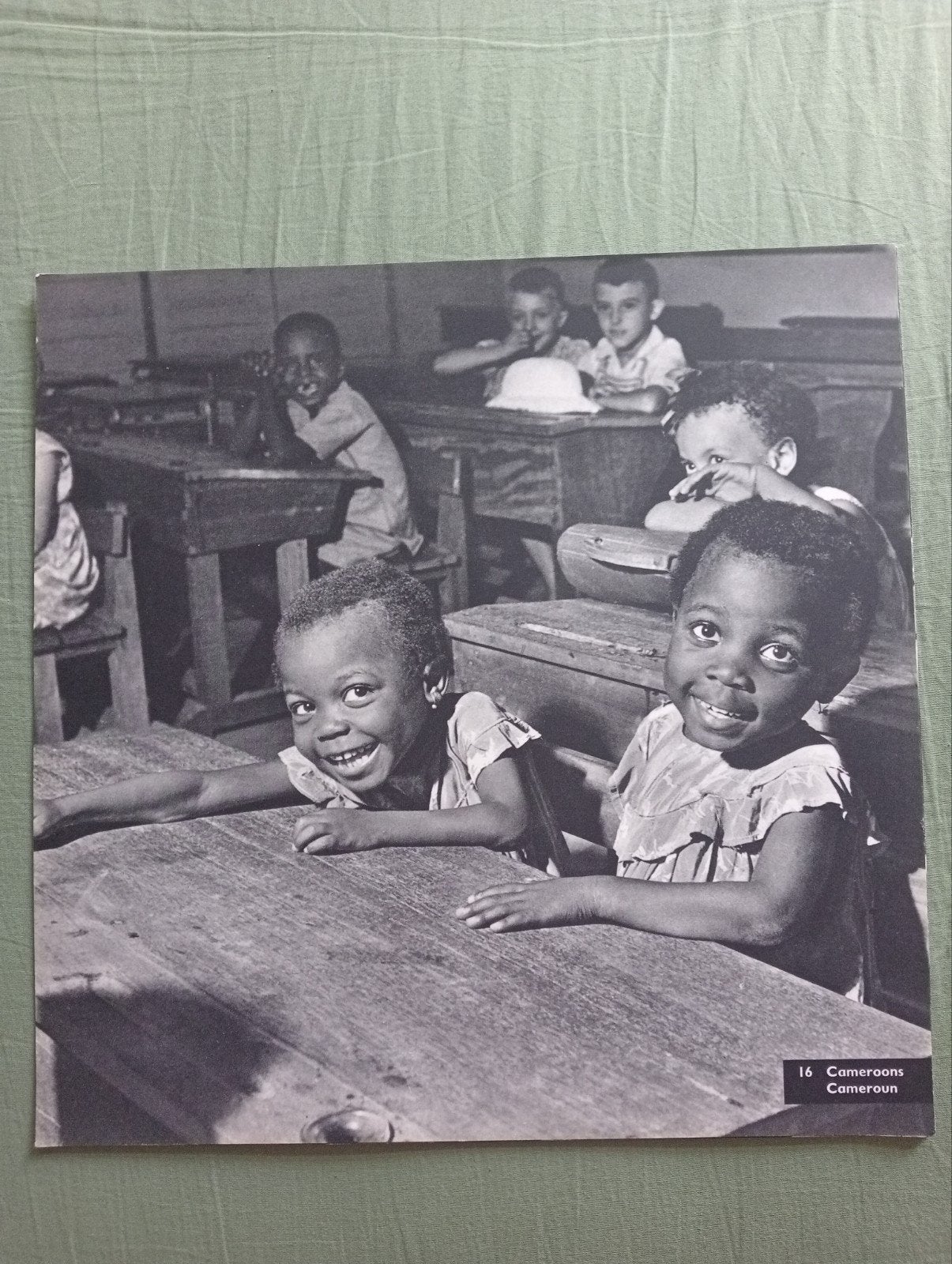 Unesco Fotogravure School in Kameroen Cameroun jaren 50, Ophalen of Verzenden, 1940 tot 1960, Gebruikt
