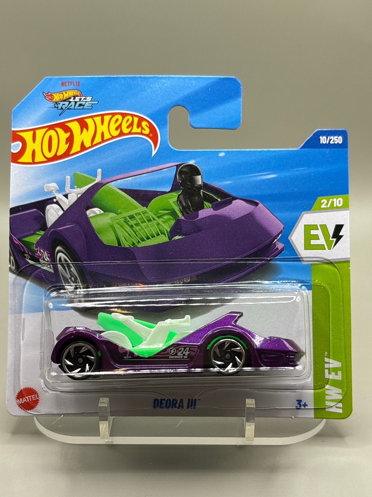 Hot Wheels 2025 Deora III Netflix Let's Race EV Paars, Auto, Nieuw, Ophalen of Verzenden, Mattel