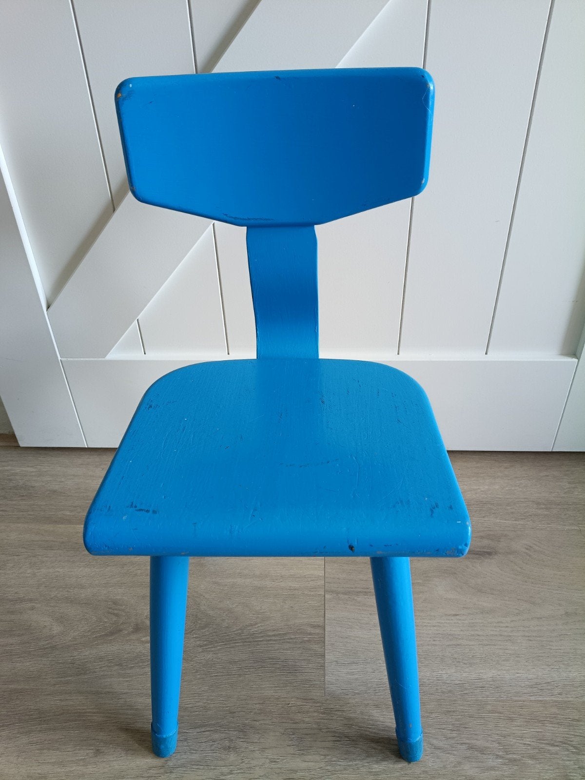 Set van 2 zwarte krukjes en 1 blauw stoeltje, Ophalen, Gebruikt, Drie, Zwart