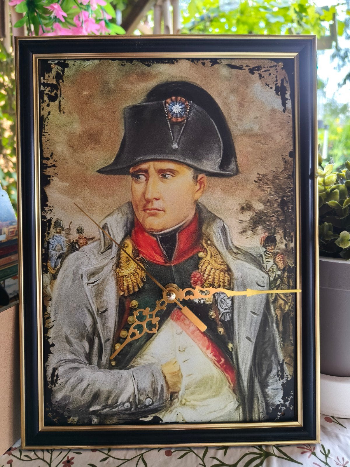 Wandklok met Napoleon Bonaparte portret, Ophalen of Verzenden