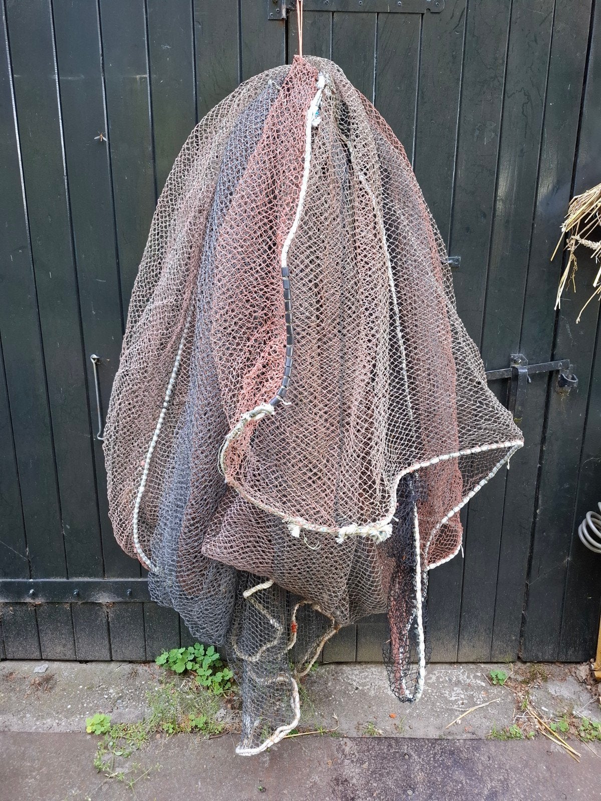 Oud vintage origineel visnet vissersnet, Ophalen of Verzenden, N, T, V
