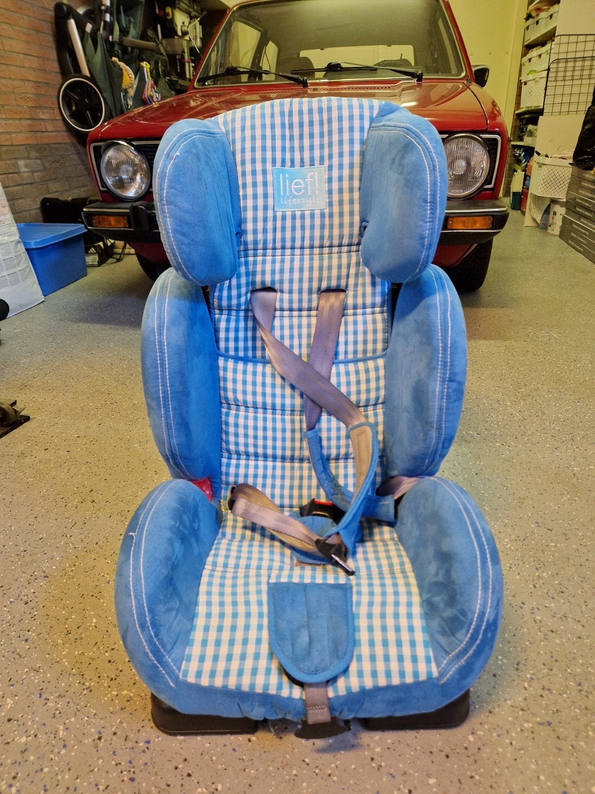 Lief! Lifestyle autostoel ziet er nog goed en schoon uit, Kinderen en Baby's, Autogordel, 15 t/m 36 kg, Zo goed als nieuw, Ophalen