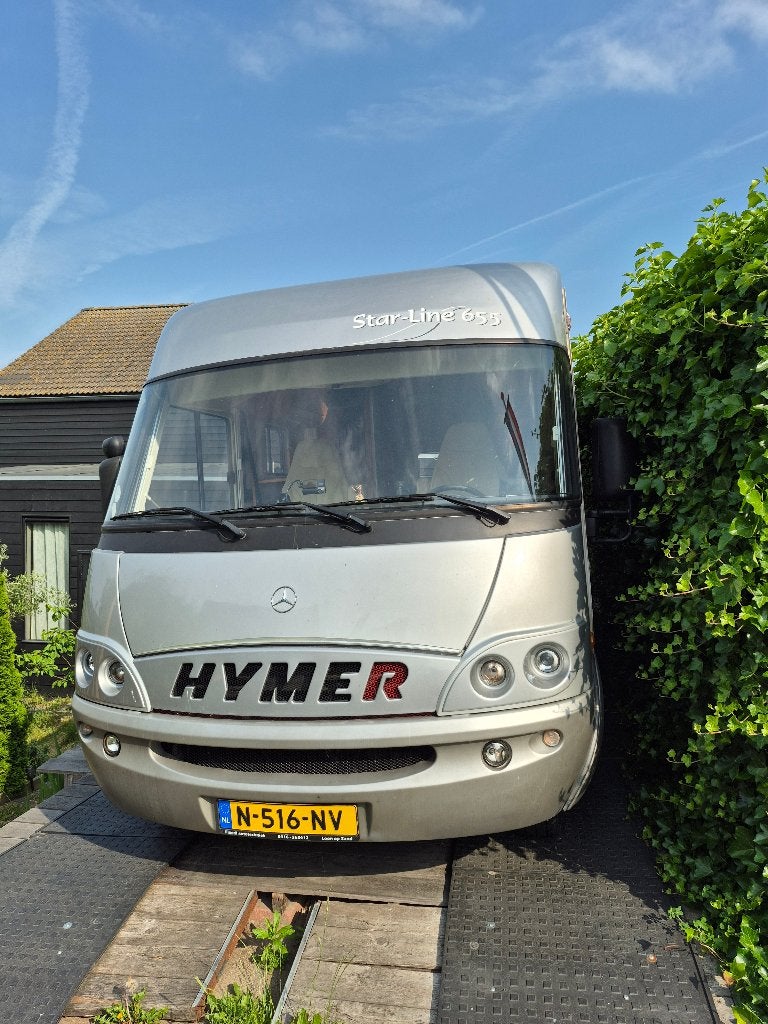 Hymer Starline 655 (Mercedes) Dealeronderhoud Vakantieklaar!, Caravans en Kamperen, Campers, Ringverwarming, 7 tot 8 meter, Diesel