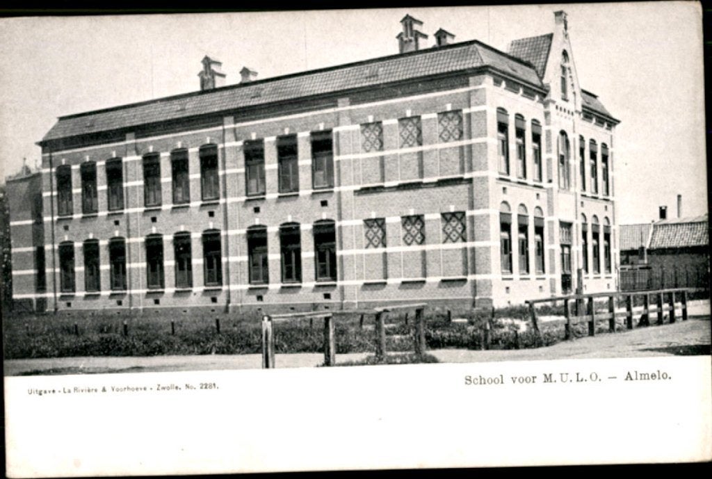 almelo, kvr5-492 MULO, Verzamelen, Verzenden, Voor 1920, Ongelopen, Overijssel