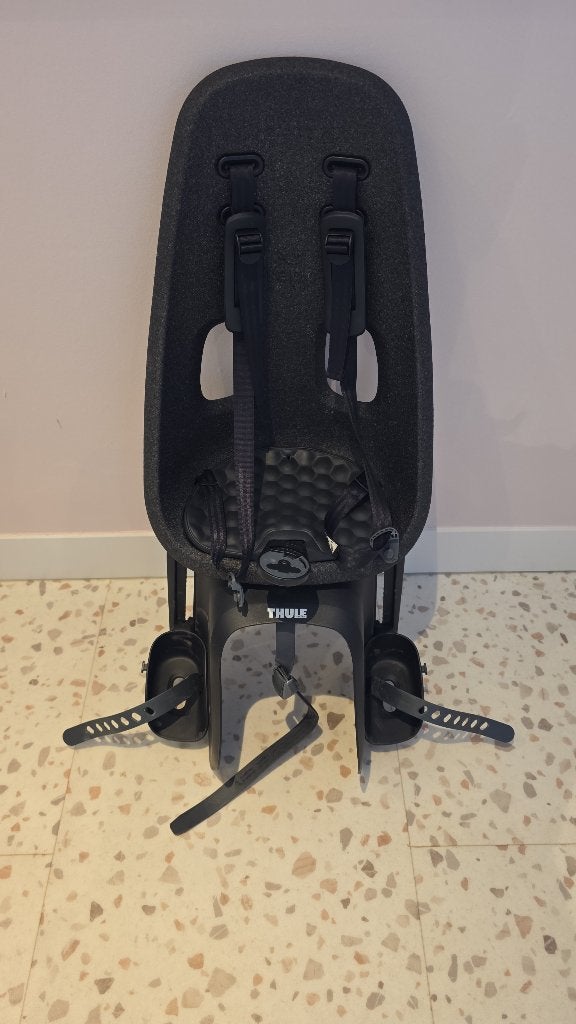 Thule Yepp Nexxt Maxi bagagedrager montage, Ophalen, Achterzitje, Voetsteuntjes, 0 t/m 18 kg