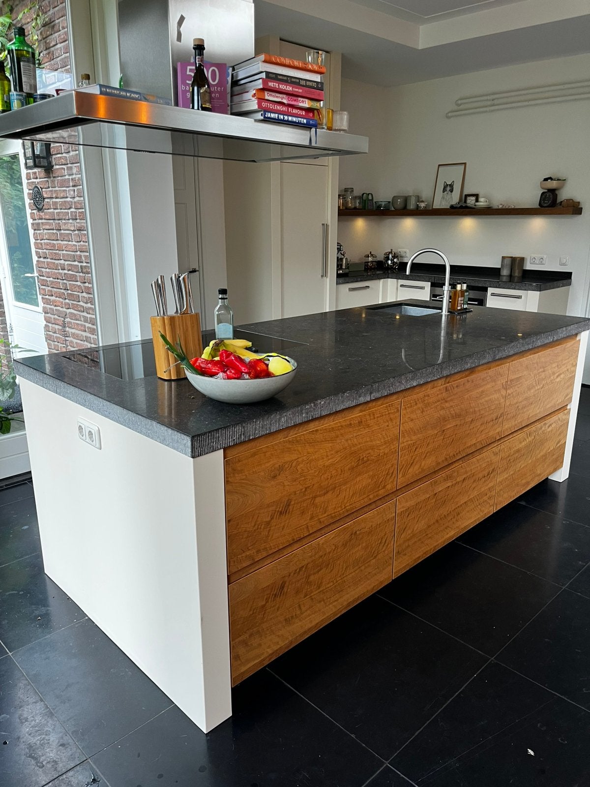 Complete keuken bieden vanaf €800, Ophalen, Gebruikt, Wit, Graniet of Steen