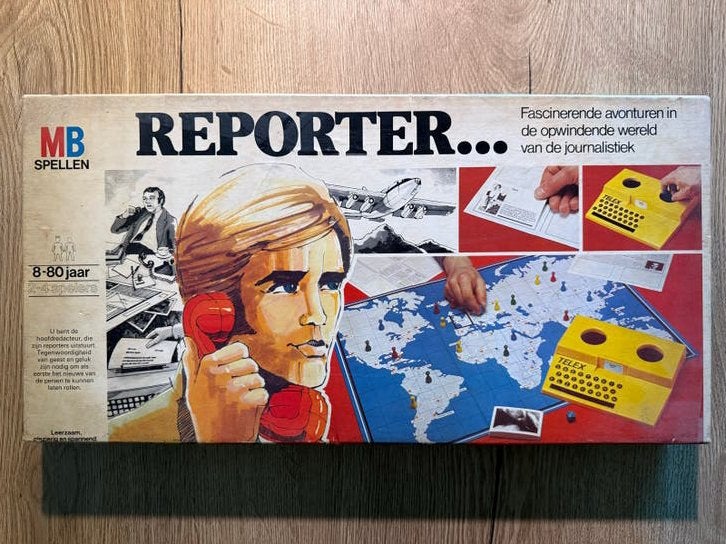 Bordspel Reporter - Word een topjournalist!, Drie of vier spelers, Ophalen of Verzenden, Gebruikt