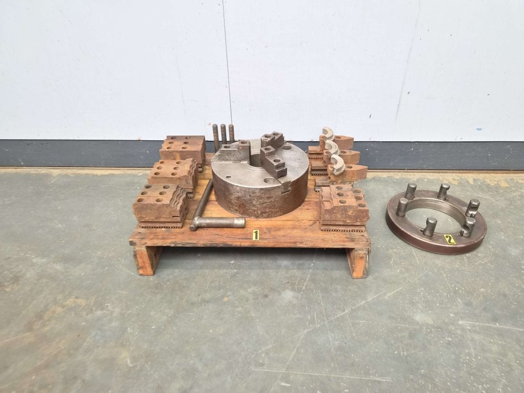 Forkardt F315 Klauwplaat , Camlock D11 , Ø 315 mm + bekken, Niet ingevuld, Gebruikt, Niet ingevuld, Ophalen of Verzenden