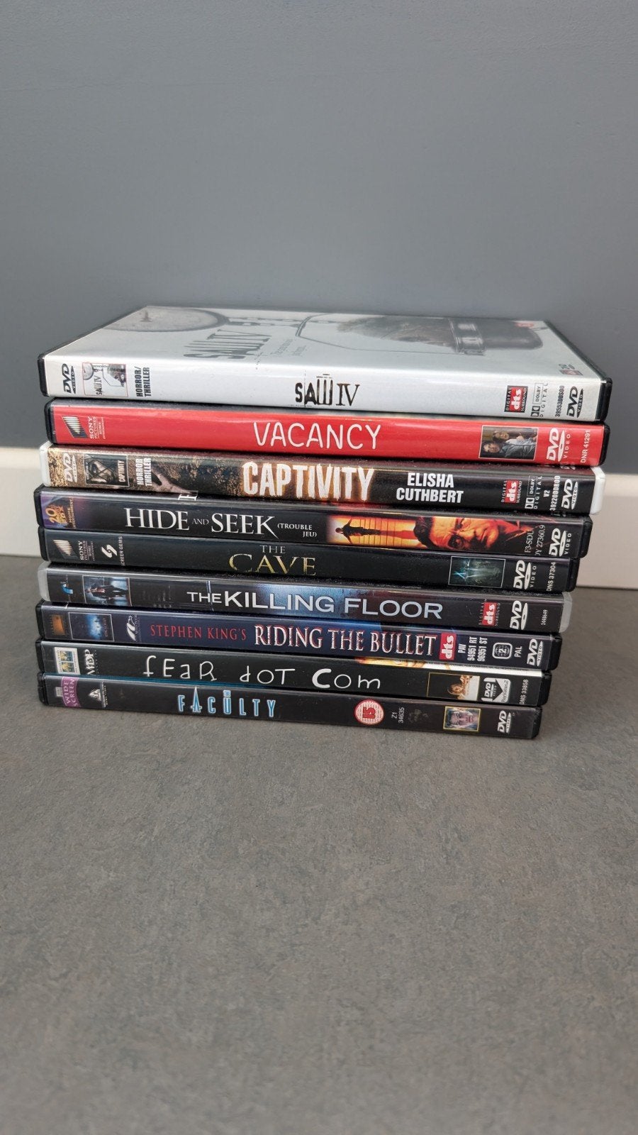 Horror DVD Collectie: 9 Angstaanjagende Films, Cd's en Dvd's, Dvd's | Horror, Vanaf 16 jaar, Ophalen of Verzenden, Gebruikt, Horror-komedie