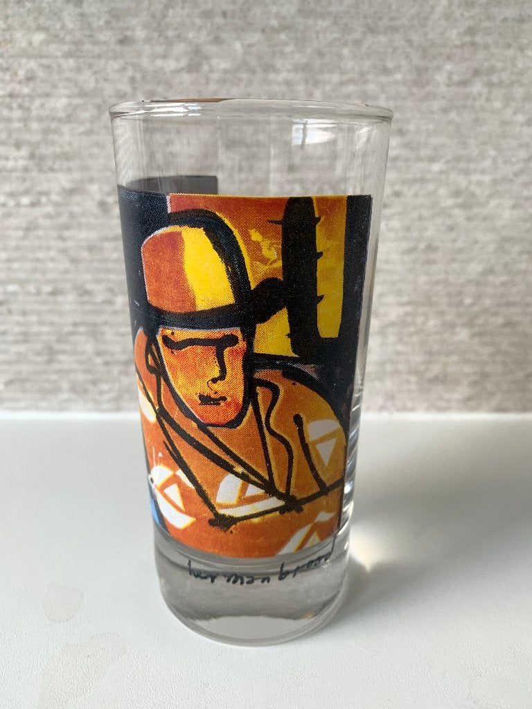 Longdrink glas Herman Brood, Ophalen of Verzenden, Zo goed als nieuw, Overige typen