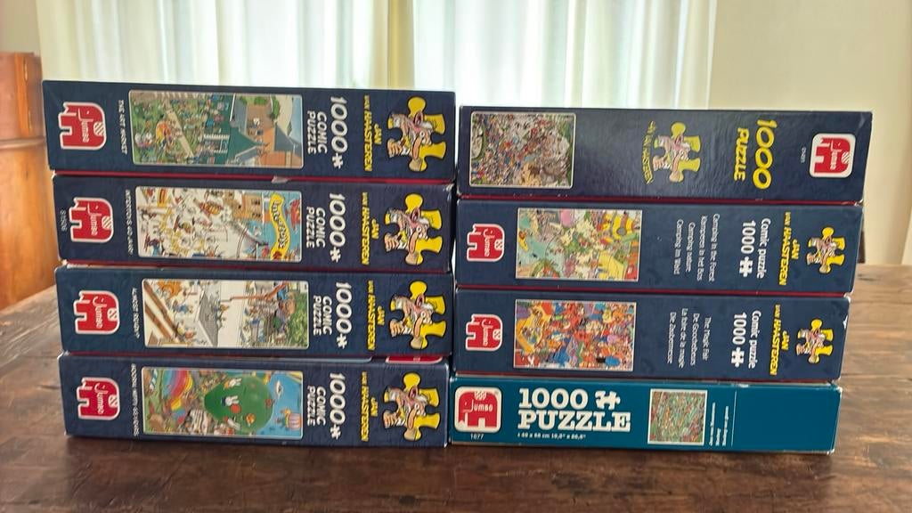 Verschillende puzzels van Jan van Haasteren 1000stukjes, Hobby en Vrije tijd, Denksport en Puzzels, Ophalen, 500 t/m 1500 stukjes