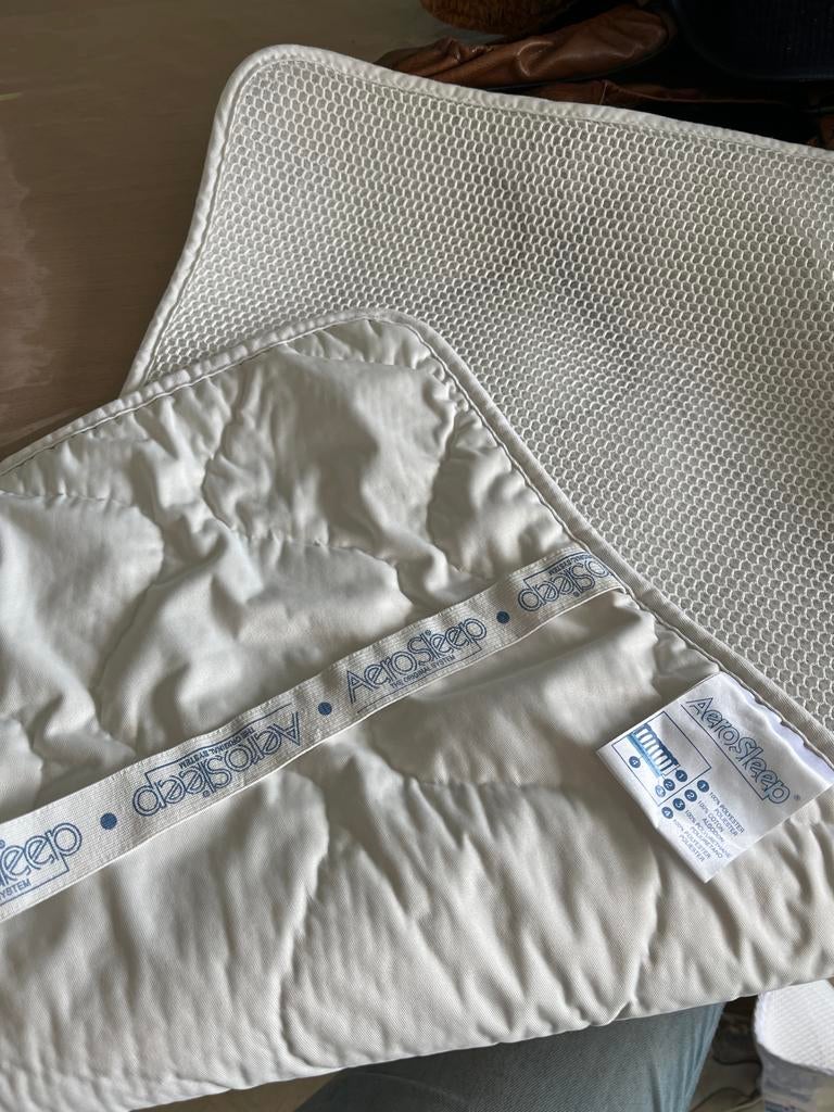 Aerosleep Toppers: 2x wieg, 1x ledikant, Kinderen en Baby's, Ophalen, Gebruikt, Jongetje of Meisje, Wit