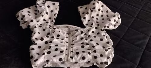 Stippen Rokje + Topje, Kleding | Dames, Verzenden, Wit, Nieuw, Maat 36 (S)