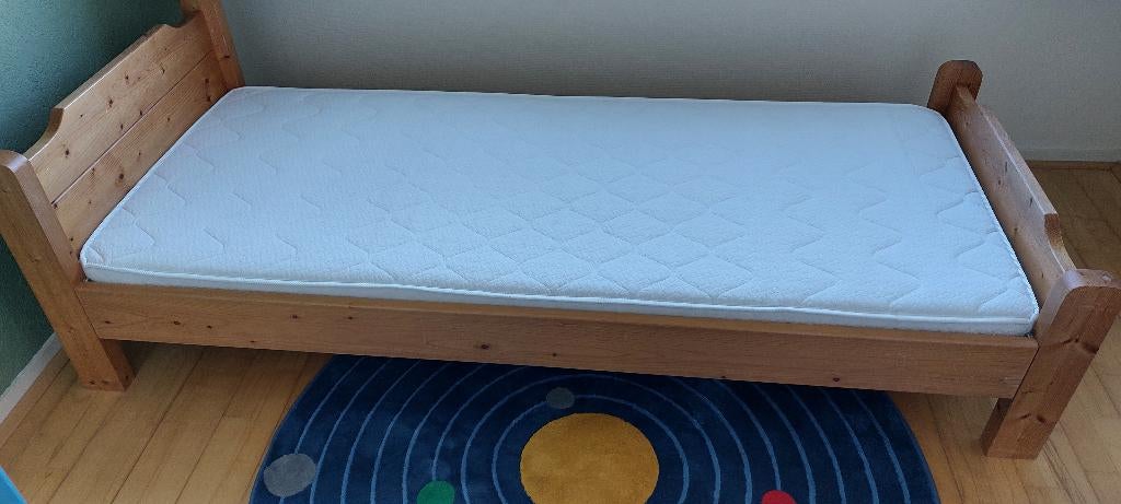 logeer-kinderbed, Huis en Inrichting, Ophalen, Gebruikt, Eenpersoons, Bruin