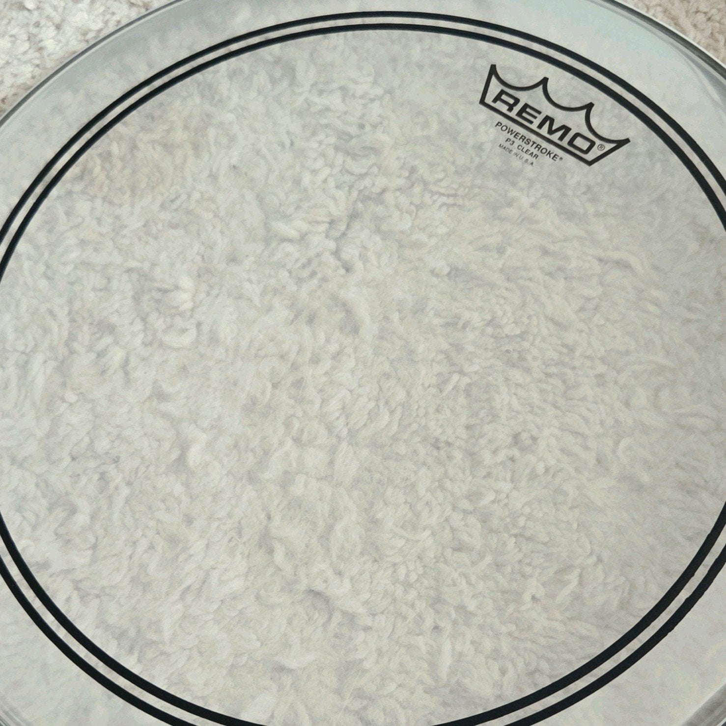 2 stuks  14 inch Remo Power Stroke P3 Clear vellen voor  tom, Ophalen, Zo goed als nieuw, Overige merken