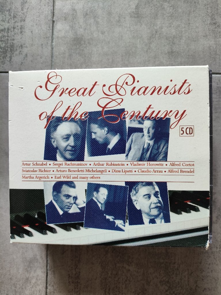 Great Pianists of the Century. 5 cd's, Ophalen of Verzenden, Zo goed als nieuw