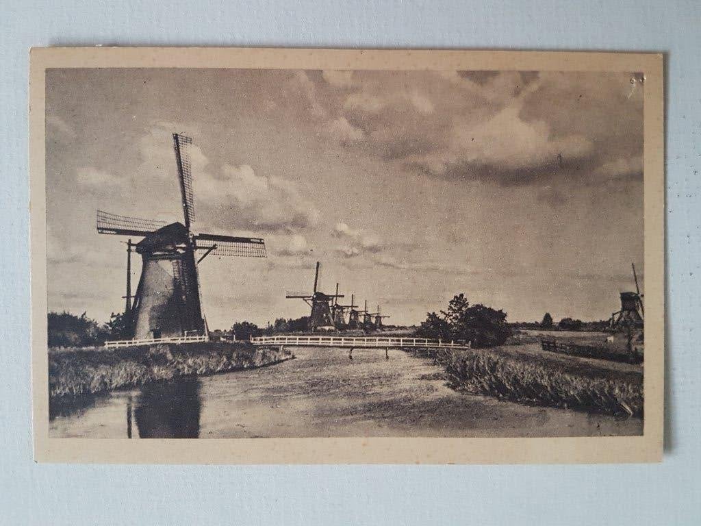 Ansichtkaart Hollandse Molenserie Molen Windmolen, Ophalen of Verzenden, 1940 tot 1960, Ongelopen, Utrecht