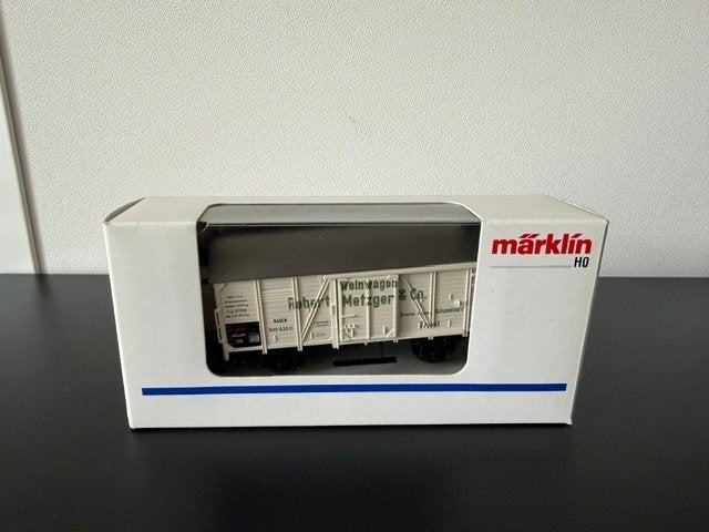 Märklin 48754 H0 Gesloten goederenwagon in OVP, Wisselstroom, Wagon, Ophalen of Verzenden, Zo goed als nieuw