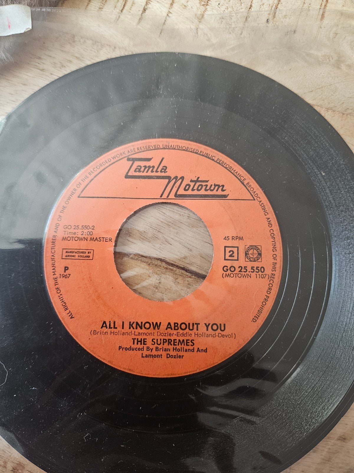 The Supremes - The Happening / All I Know About You (Vinyl), Gebruikt, 7 inch, Ophalen of Verzenden, Pop
