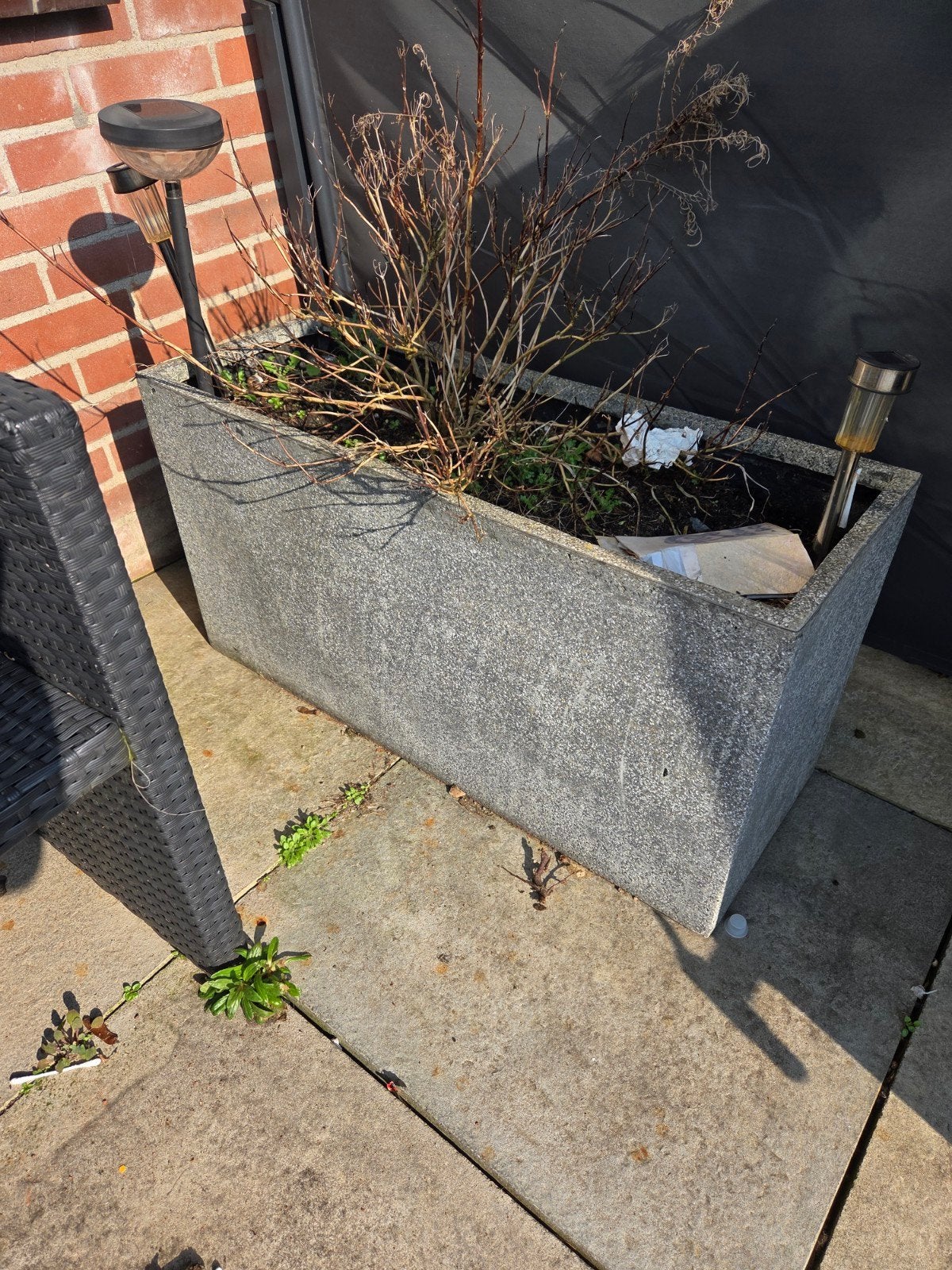 Grote plantenbakken, 2 stuks, Ophalen, Gebruikt, 100 cm of meer, Balkon
