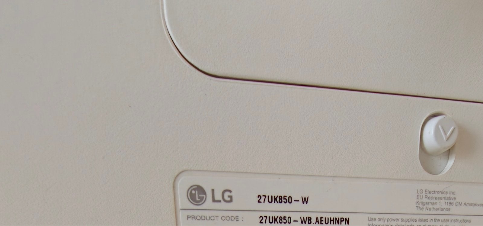LG 27UK850-W 27 inch 4K UHD IPS Monitor, IPS, In hoogte verstelbaar, Ophalen of Verzenden, 5 ms of meer