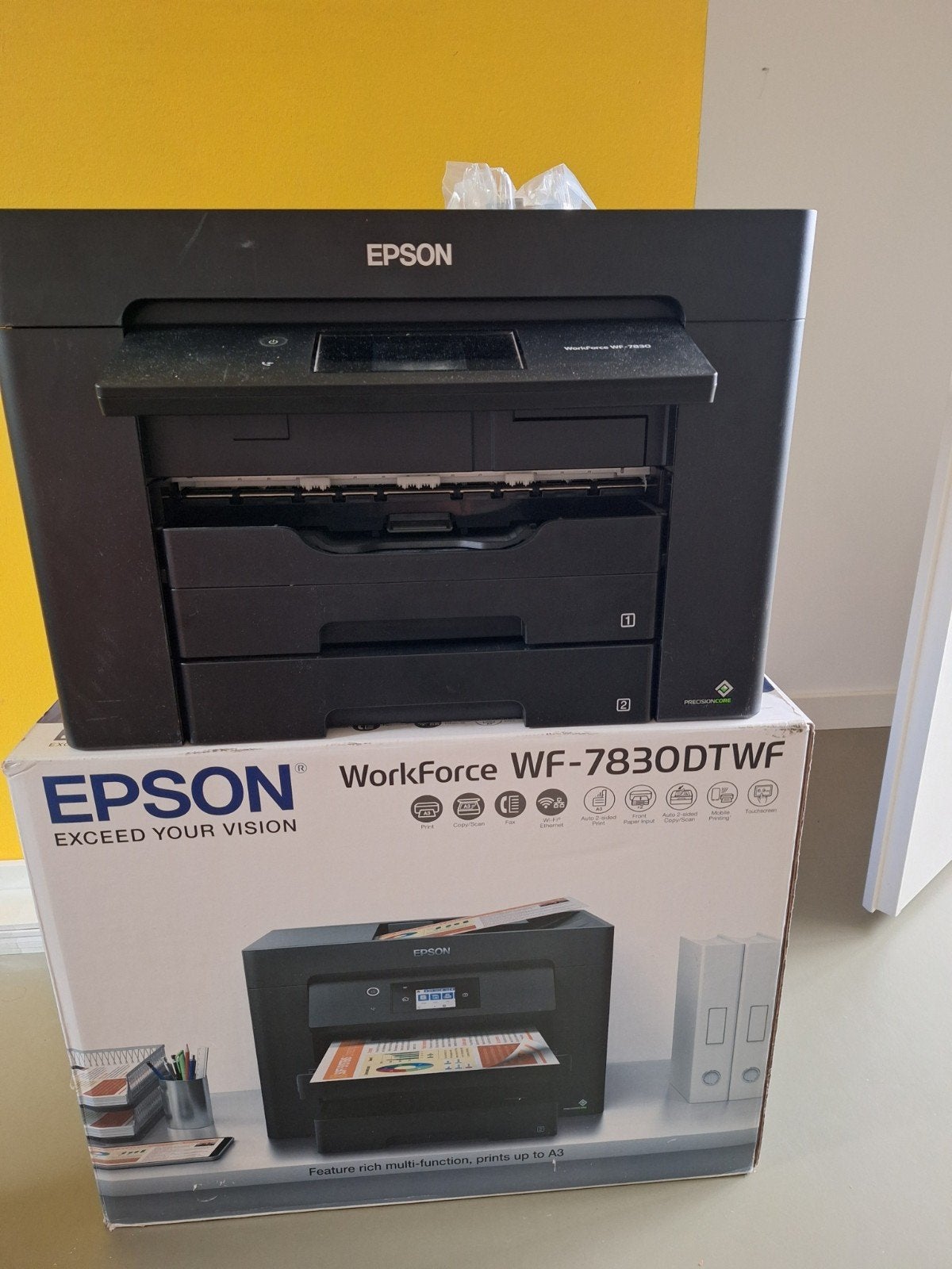 Epson WorkForce WF-7830DTWF All-in-One printer met extra's, Computers en Software, All-in-one, Draadloos, Ophalen of Verzenden