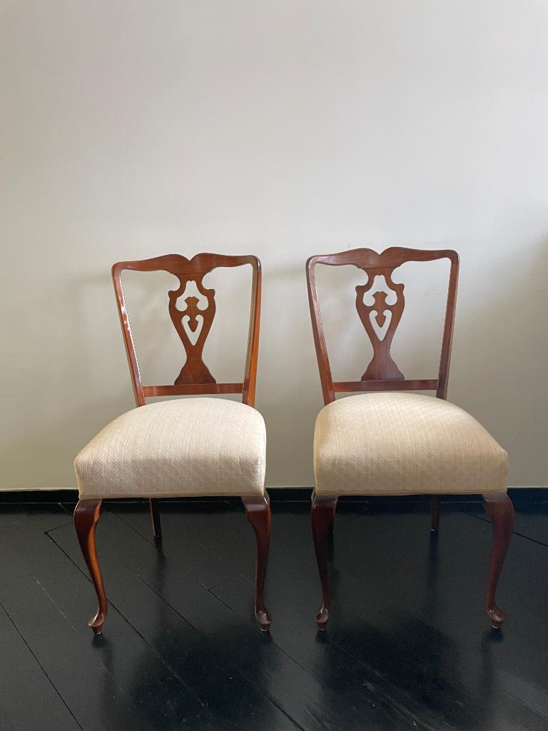 Vintage Chippendale chairs, Antiek en Kunst, Antiek | Meubels | Stoelen en Banken, Ophalen
