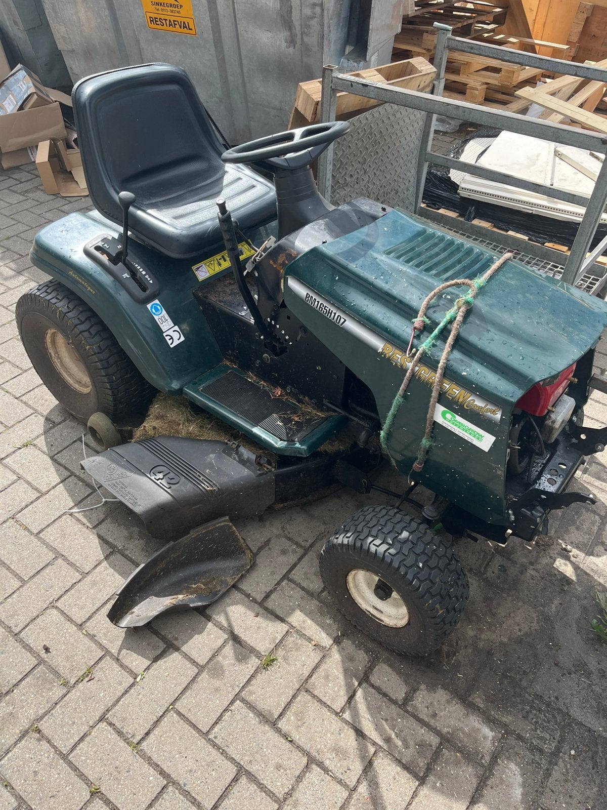 Zitmaaier opknapper, Tuin en Terras, Zitmaaiers, Ophalen of Verzenden, Gebruikt, Elektrische starter