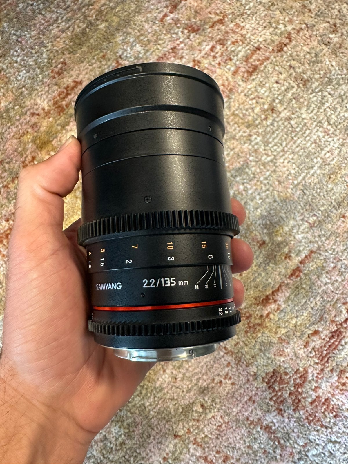 Samyang 135mm T2.2 VDSLR Canon EF Fullframe Cinelens