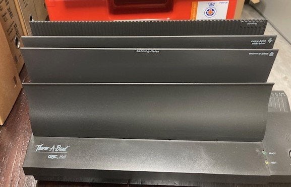 GBC 2501 thermische bindmachine, Verzenden, Gebruikt